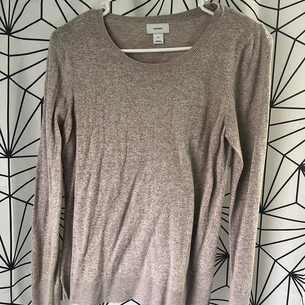 Old Navy Taupe Knit Sweater